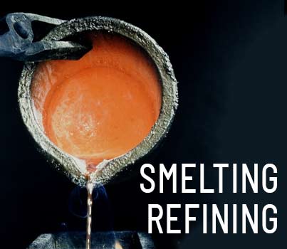 Smelting gold refining