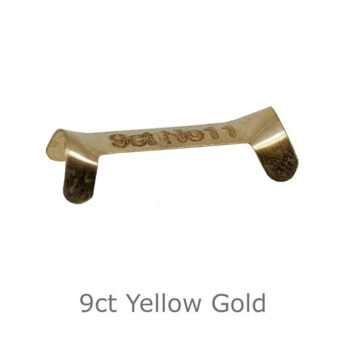 Ring Clip 2mm, 9ct Yellow Gold