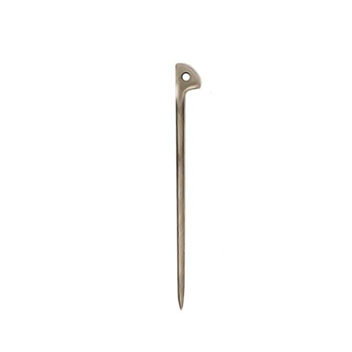 18ct White Gold Flag Pin 1 inch