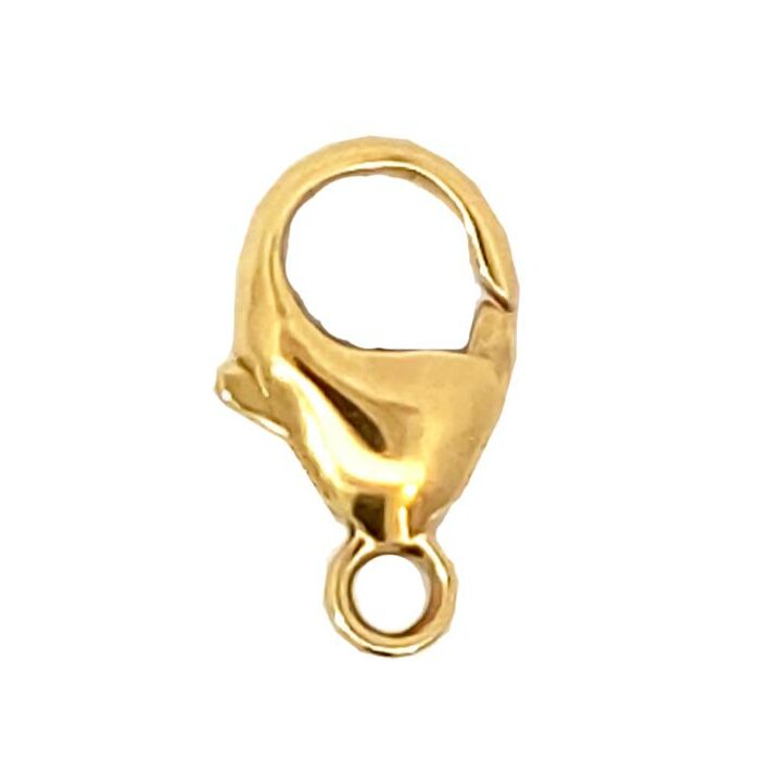 18ct Yellow Gold Carabiner Catch 9mm