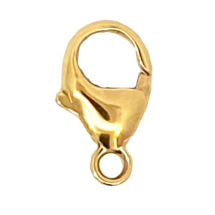 18ct Yellow Gold Carabiner Catch 15mm