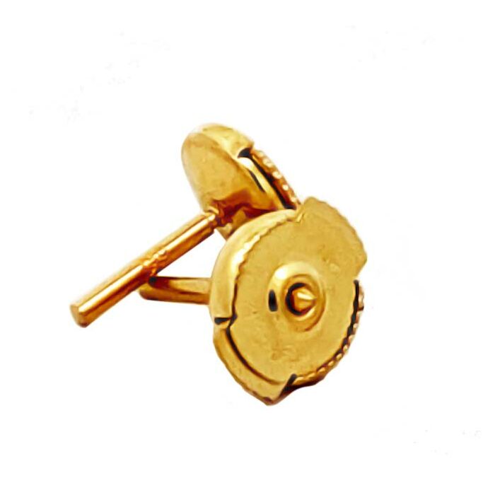 18ct Yellow Gold Alpha Back Fittings