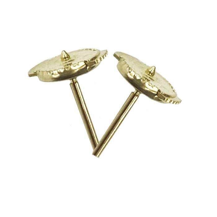 18CT YELLOW GOLD ALPHA | GUARDIAN EARRING BACK FITTINGS