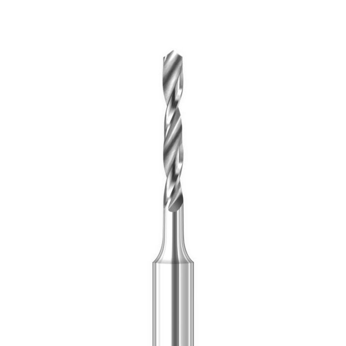 BUSCH CARBIDE TWIST DRILL, 4203S, 0.80MM