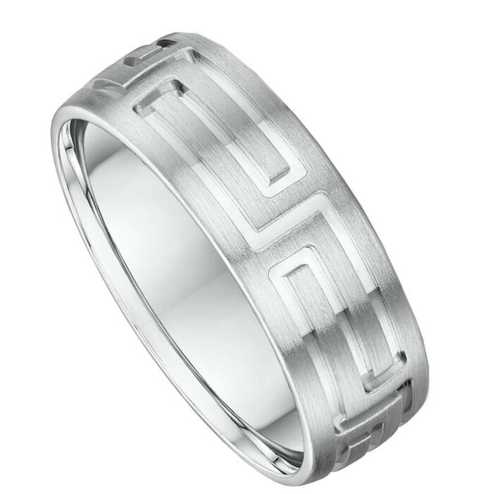 7mm Fancy Gold Wedding Ring | 967A01G