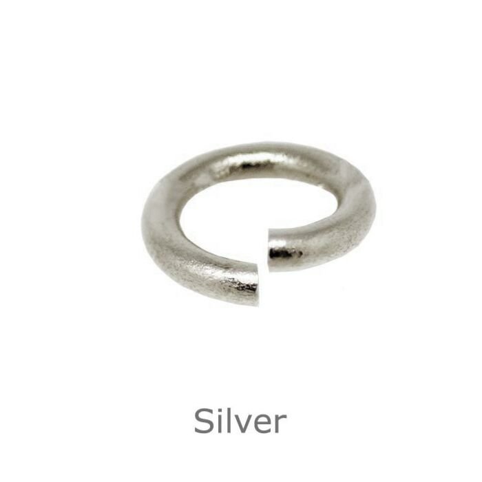 Silver Open Jump Ring 7mm
