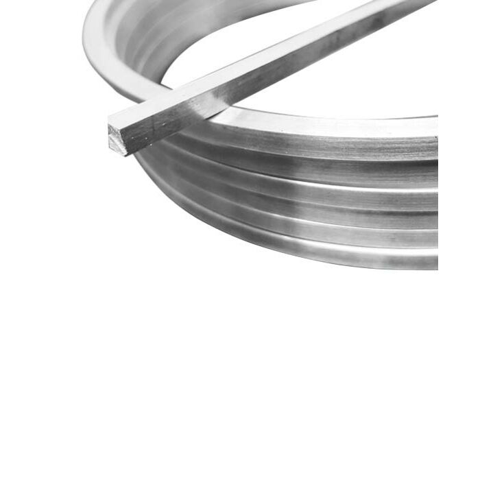 Silver Square Wire 6mm AgAIN Silver recycled from medical X-Ray film