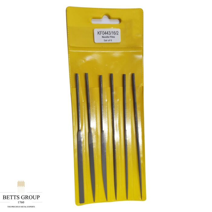 VALLORBE MIDGET NEEDLE FILE SET, CUT 2, 160MM, SET OF 6