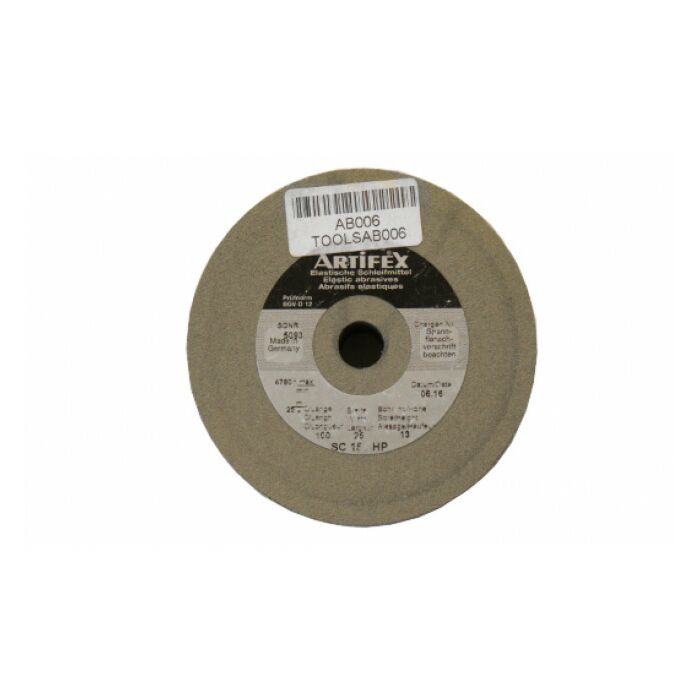 Artifex Abrasive Wheel 100mm x 25mm x 13mm Grit 250 HP
