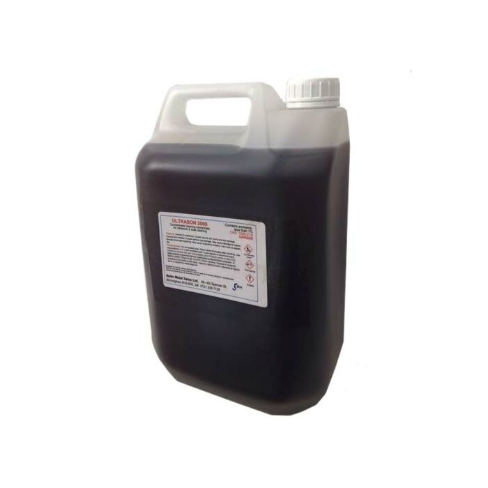 Ultrasonic 2000 Cleaning Fluid With Concentrated Ammonia 5 Litres