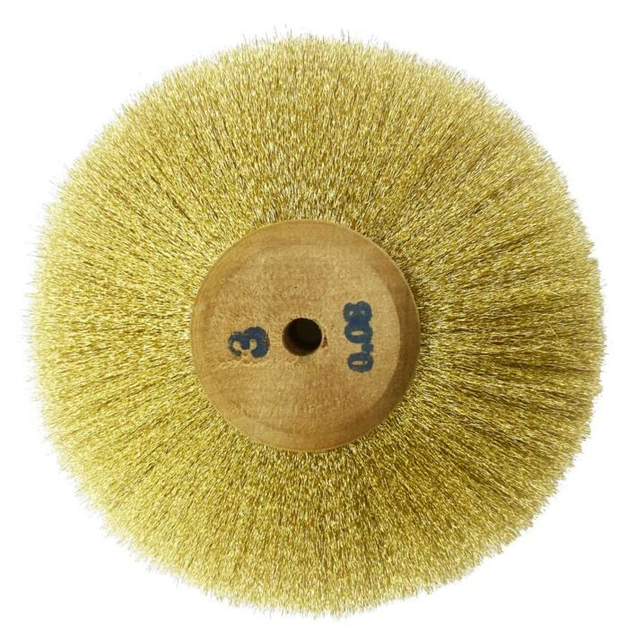 Brass Scratch brush 105mm