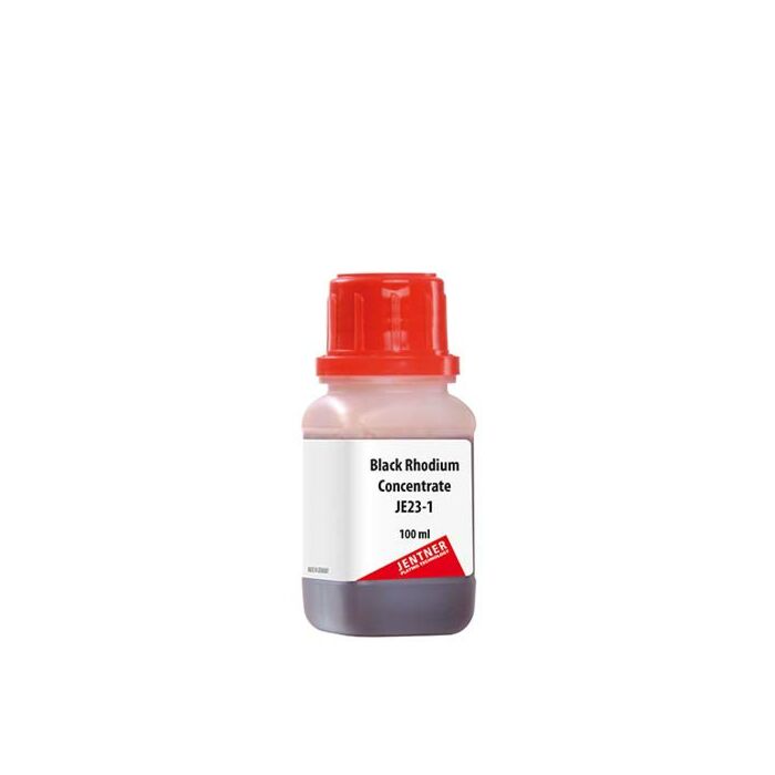 JENTNER, CONCENTRATE BLACK RHODIUM PLATING SOLUTION, JE23-1, 100ML, 2GM RHODIUM