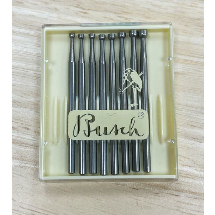 BUSCH CUP BURR SET, 411, 2.00MM TO 3.10MM
