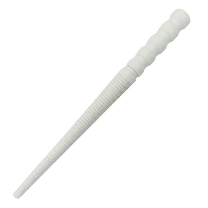 The Durston Tools PrecisionFit™ Marked Plastic Ring Mandrel