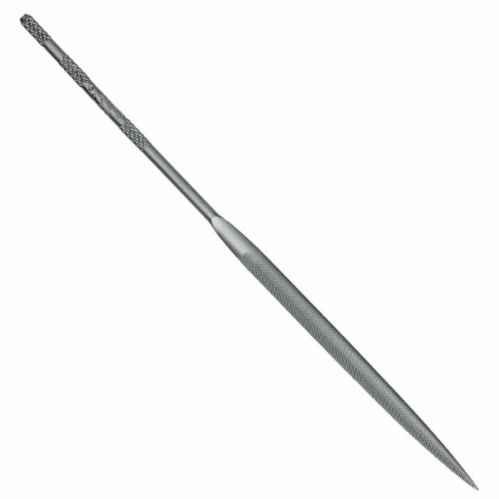 VALLORBE HALF ROUND NEEDLE FILE, CUT 4, 160MM