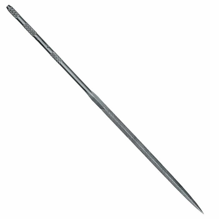 VALLORBE 3-SQUARE NEEDLE FILE, CUT 6, 160MM