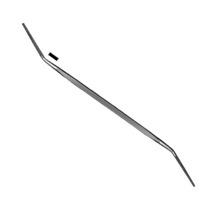 VALLORBE FLAT POINTED RIFFLER FILE, CUT 2, 3.4 X1.5MM
