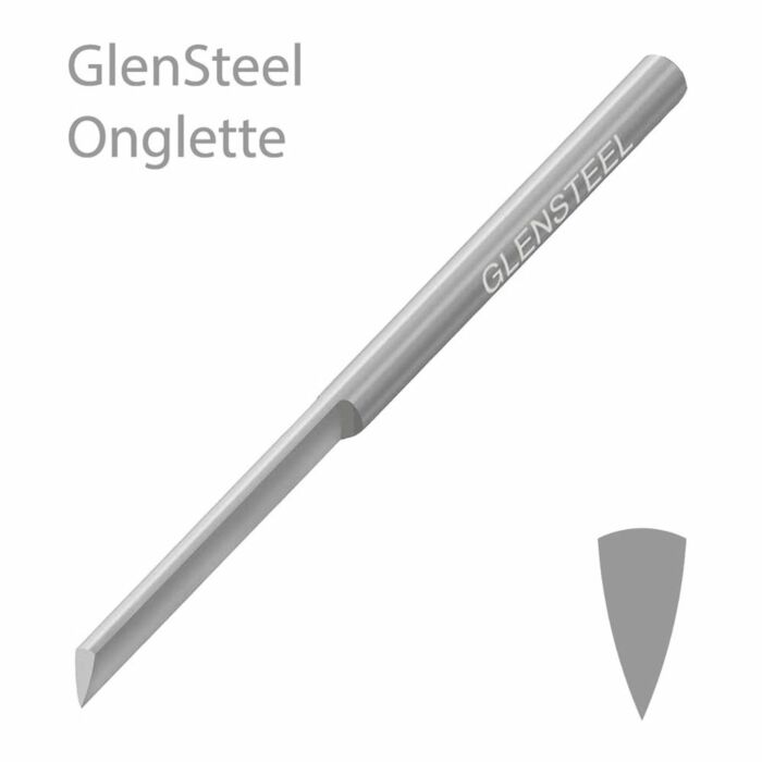 GRS GLENSTEEL ONGLETTE GRAVER, NO.5, TOOLSGSO05