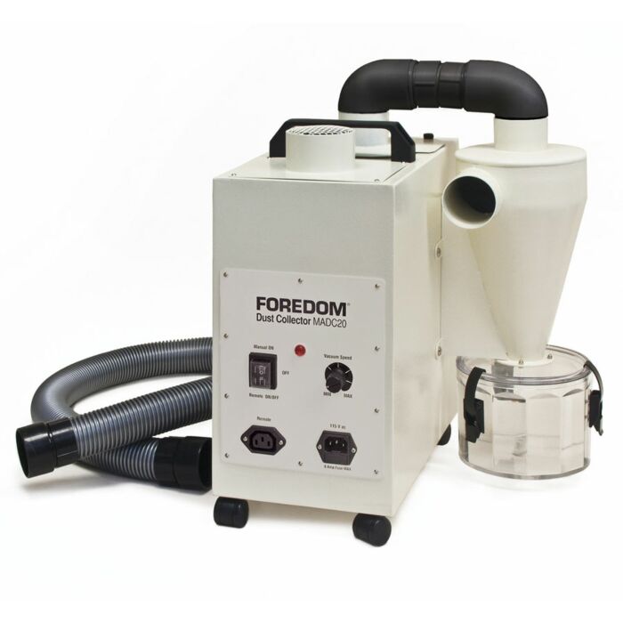 FOREDOM DUST COLLECTOR EXTRACTOR WITH CYCLONE AND COLLECTION CHAMBER