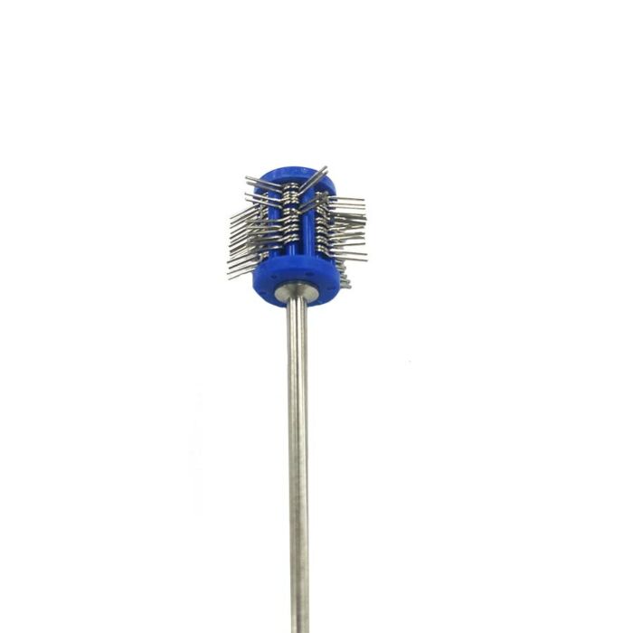 TEXTURING SATIN BRUSH BLUE COARSE, INSIDE RING