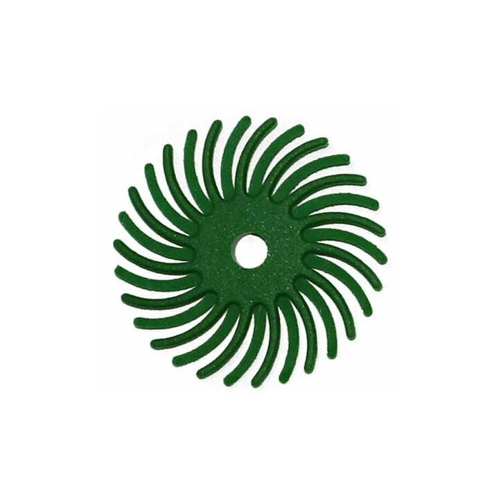 RADIAL DISC | 3 GREEN RADIAL DISCS - EXTRA FINE GRADE