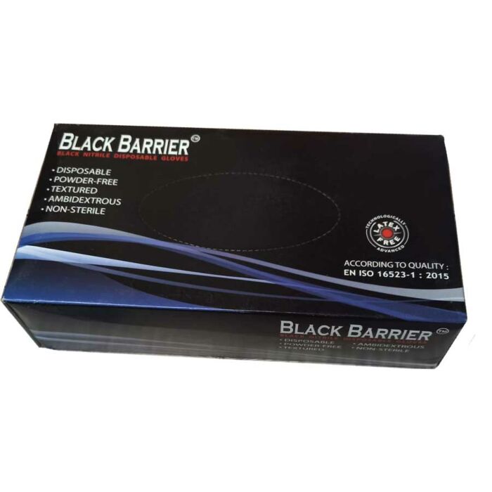 NITRILE GLOVES LARGE - BOX OF 100