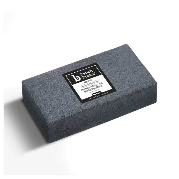 PEPETOOLS HARDENED CHARCOAL SOLDERING BLOCK, COMPRESSED, EUROPEAN - MEDIUM
