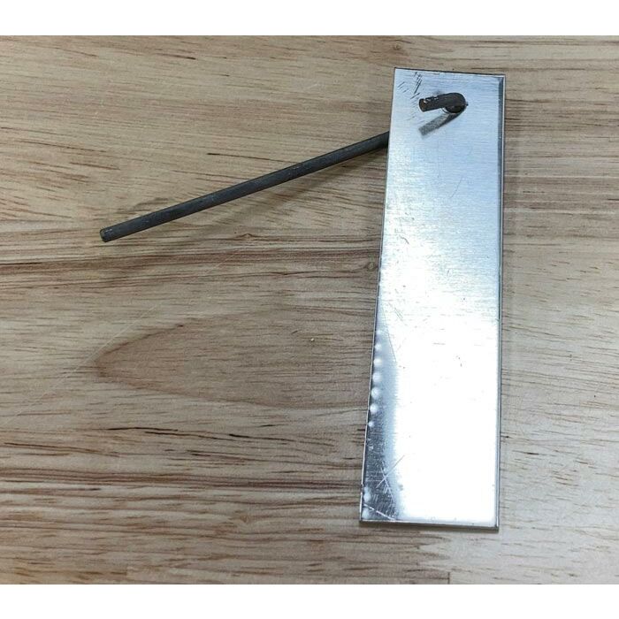 Fine Silver Plating Anode, 2 litre, 110.00 x 25.00 x 1.59mm