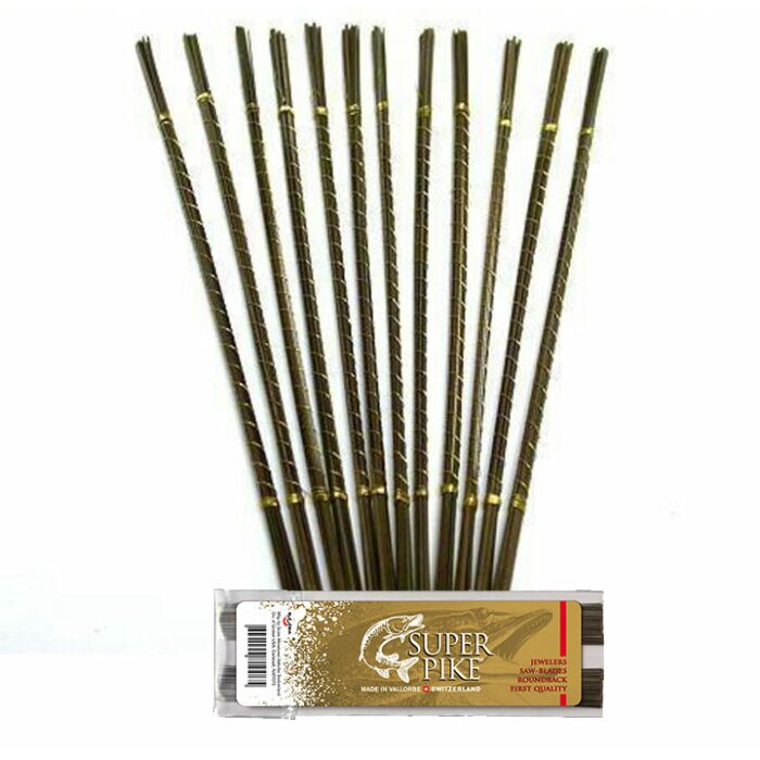 SUPER PIKE VALLORBE SWISS SAWBLADES, SIZE 2