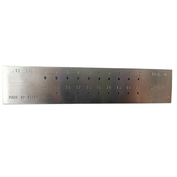 Drawplate, Tear Drop, 31 Holes, 6.00 to 3.00mm