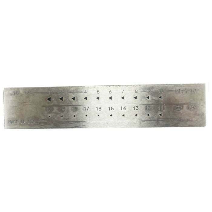 Drawplate, Triangular, 20 Holes, 3.00 to 1.00mm
