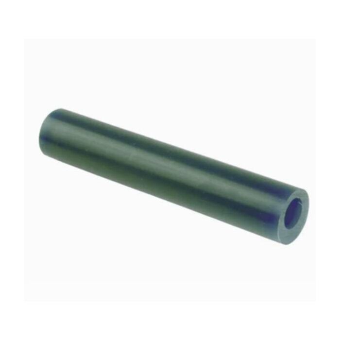 Green Wax Round Tube 27mm with off centered hole