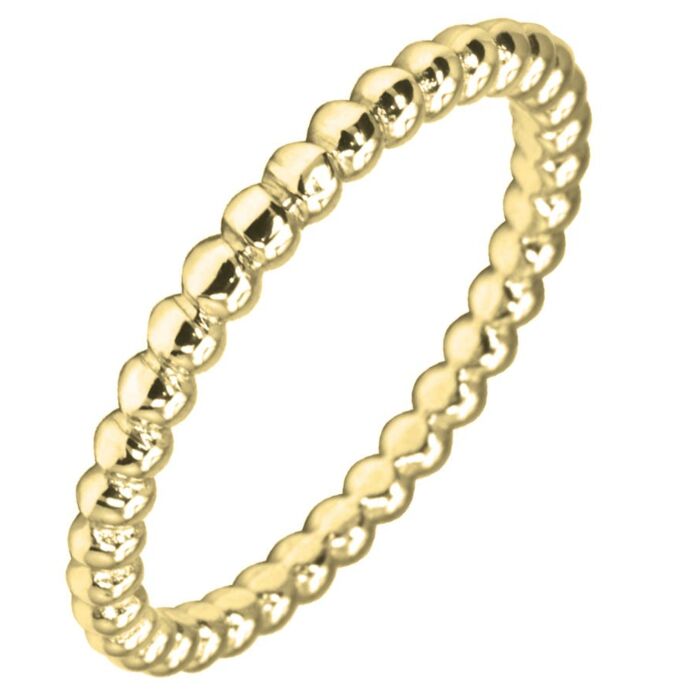 1.5mm Bead Design Wedding Ring | W513