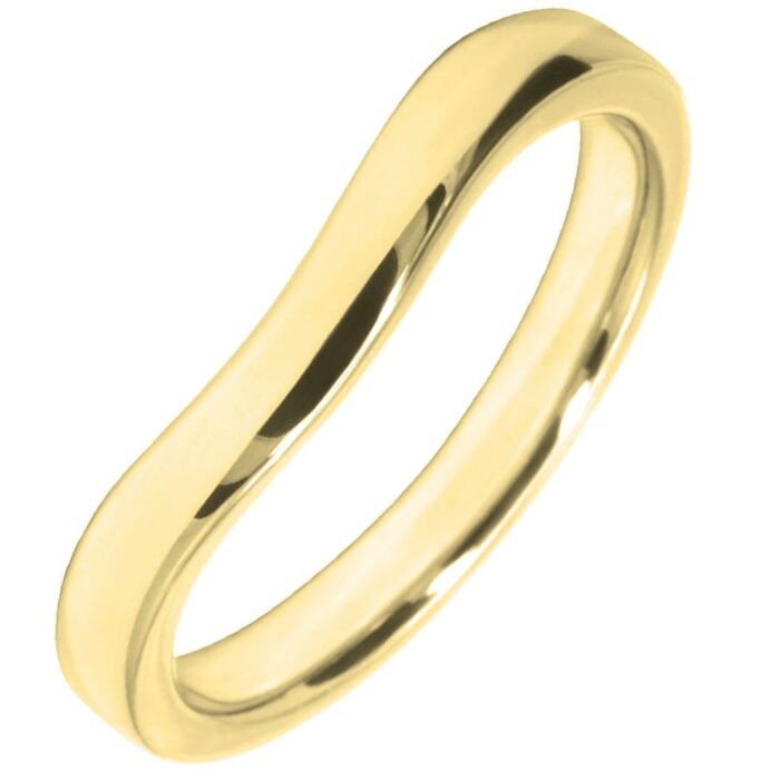 2.65mm Shaped Wedding Ring | W574