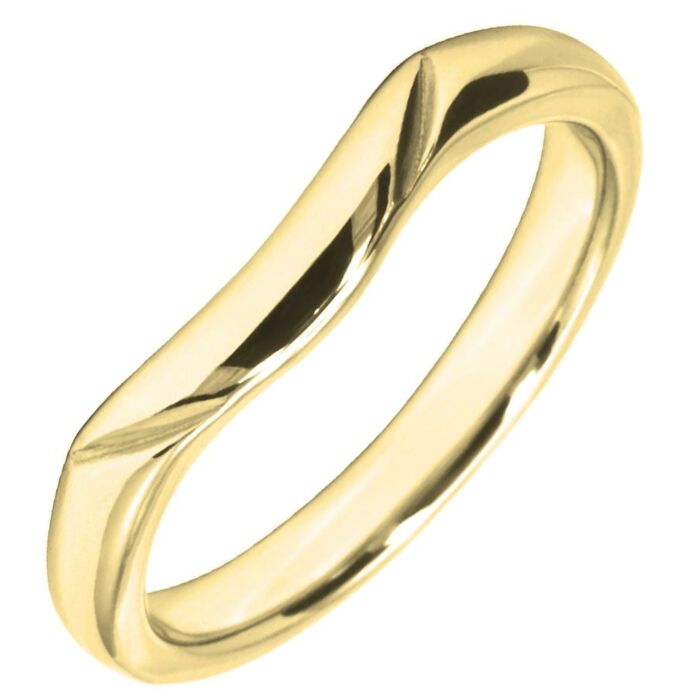 2.75mm Shaped Wedding Ring | W578