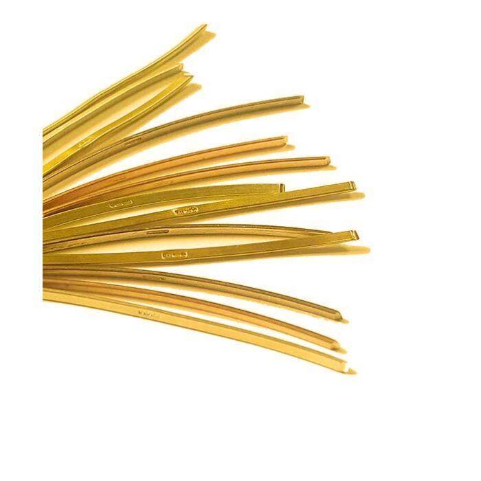 18ct Yellow Gold Hallmarked Shank 2.3mm x 1.5mm