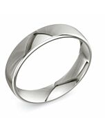 Modern Court 9ct White Gold Wedding Rings
