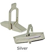 SILVER CUFFLINK SWIVEL TRIANGULAR, ASSEMBLED 16.50x16.60x3mm