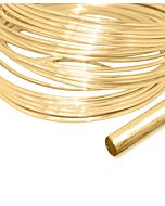 9ct Yellow Gold round wire for jewellery making