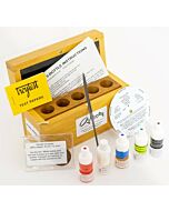 Quicktest-5 bottles testing gold, silver, platinum, white gold, palladium, steel, and also 8ct and high-zinc 9ct