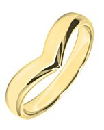Wedding Ring 3mm Wishbone Shaped precious metal ring