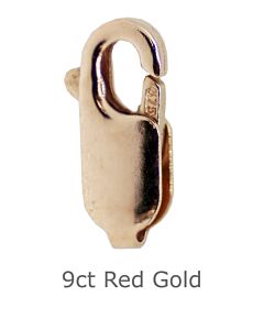 9ct Red Gold Lobster Catch 10mm