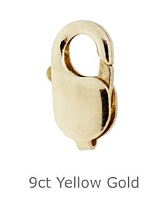 9ct Yellow Gold  Lobster Clasp 11mm
