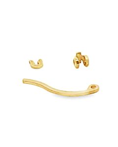9ct Yellow Gold Creole earring joint
