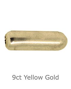9ct Yellow Gold Brooch end tip pin protector