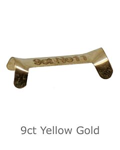 Ring Clip 8mm, 9ct Yellow Gold
