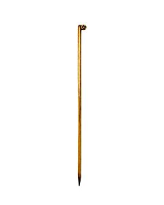 9ct yellow gold tube pin 2.5 inch