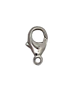 18ct White Gold 9mm Carabiner catch