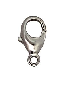 18ct White Gold 11mm Carabiner catch