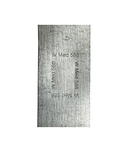 Medium Solder Panel 18ct White Gold